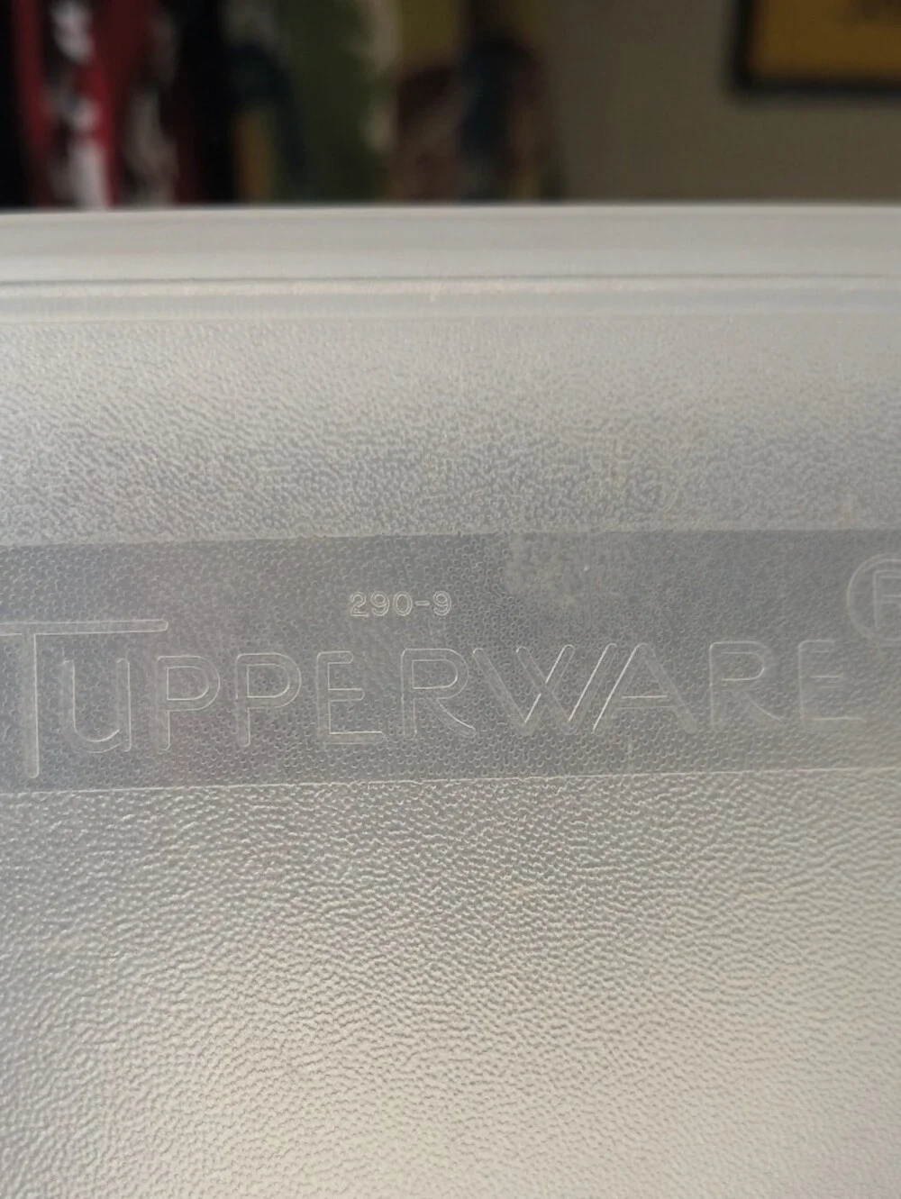 Tupperware Cream Tablet Storage Tray 290-9 Container Vintage With Lid